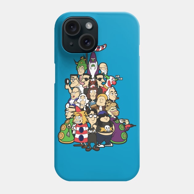 Day at the Mansion colour Phone Case by hoborobo