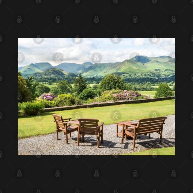 Lake district  Keswick  relaxing view by longford