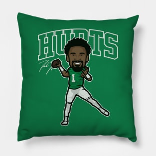 Jalen Hurts Philadelphia Toon Pillow