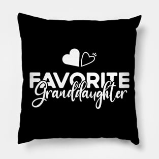 Favorite Granddaughter Pillow