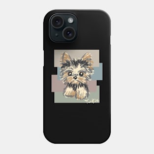 Yorkie puppy Phone Case