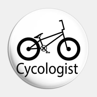 Cycologist, Funny Cycling , Cycle Psychology Pin