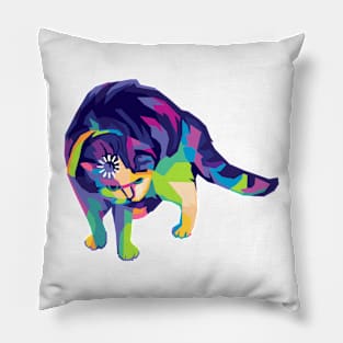 Cat Loading Confused Meme Pillow