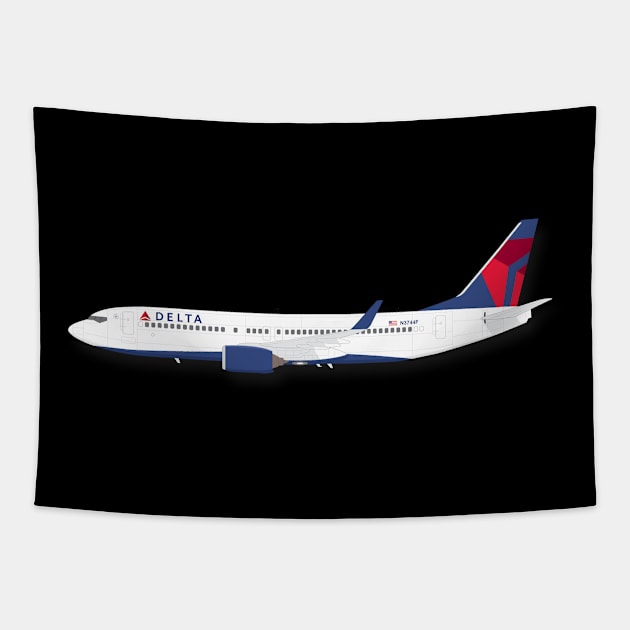 Boeing 737 Tapestry by GregThompson