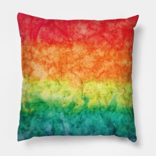 Colorful Tie Dye Pattern Hippie Gift Pillow