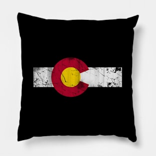 Colorful Colorado Flag Pillow