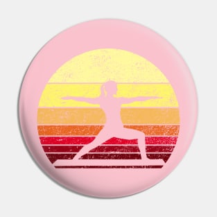 Yoga Sunset Pin