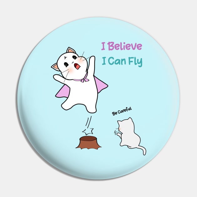 I Believe I Can Fly Pin by Athikan