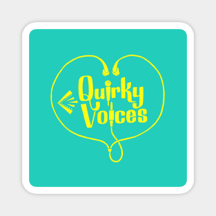 Quirky Voices Logo Magnet