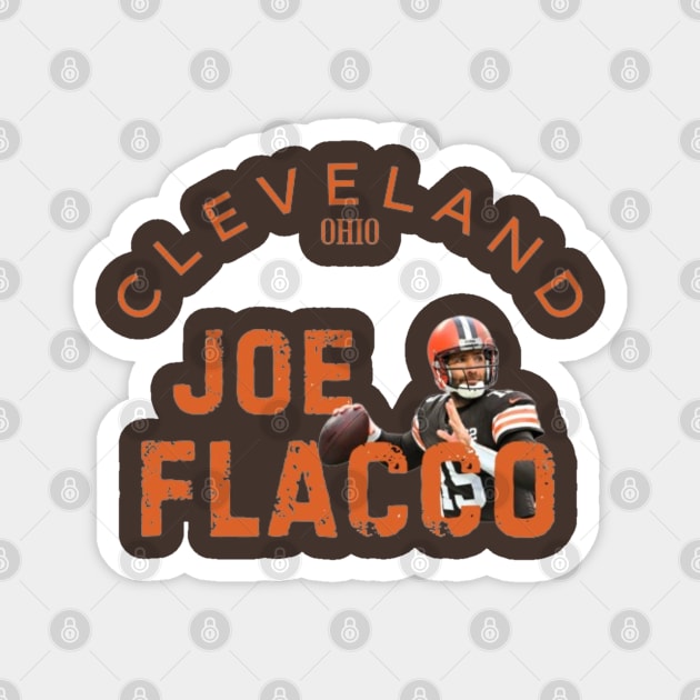 JOE FLACCO CLEVELAND BROWNS Magnet by Alexander S.