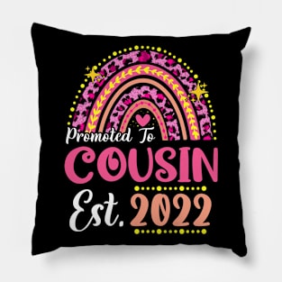 Promoted to Cousin Est.2022 Rainbow Friend to Be New Friend Pillow