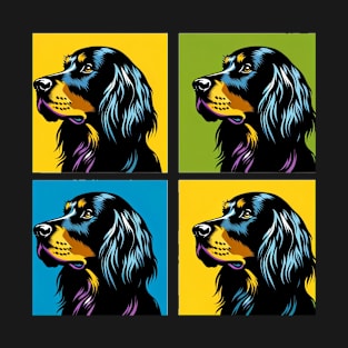 Gordon Setter Pop Art - Dog Lovers T-Shirt