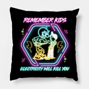 NEON LAMP  REMEMBER KIDS Pillow