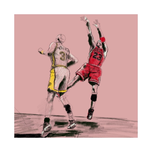 Michael Jordan by tea rent illustrations