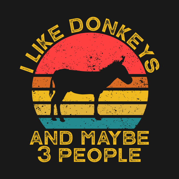 I Like Donkeys And Maybe Like 3 People by Wakzs3Arts