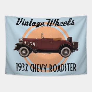 Vintage Wheels - 1932 Chevy Roadster Tapestry