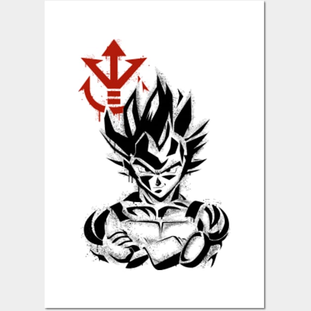 Vegeta Saiyan prince Photographic Print for Sale by Yashdusane