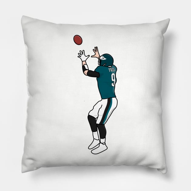 foles and catch Pillow by rsclvisual