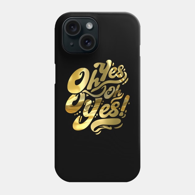 COX - TECHNO MUSIC OH YES OH YES gold edition Phone Case by BACK TO THE 90´S