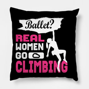 : Climbing Rock Climber Climb bouldering Pillow