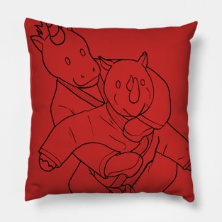 Jiu-jitsu Unicorn Design Pillow