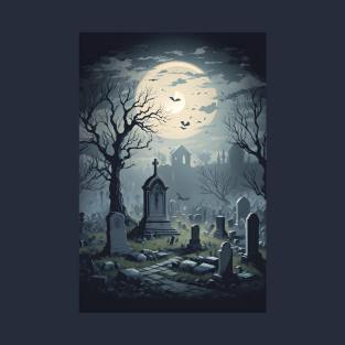 Midnight's halloween: The Haunted Graveyard T-Shirt