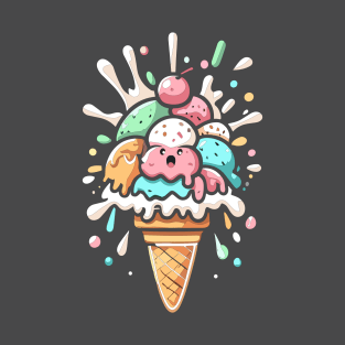 Surprised ice cream T-Shirt