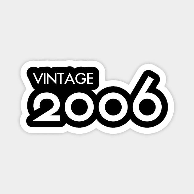 Vintage 2006 Gift 14th Birthday Party Magnet by Damsin