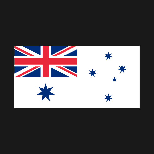 Australian White Ensign by Wickedcartoons