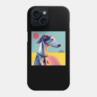 Whippet in 70's Phone Case