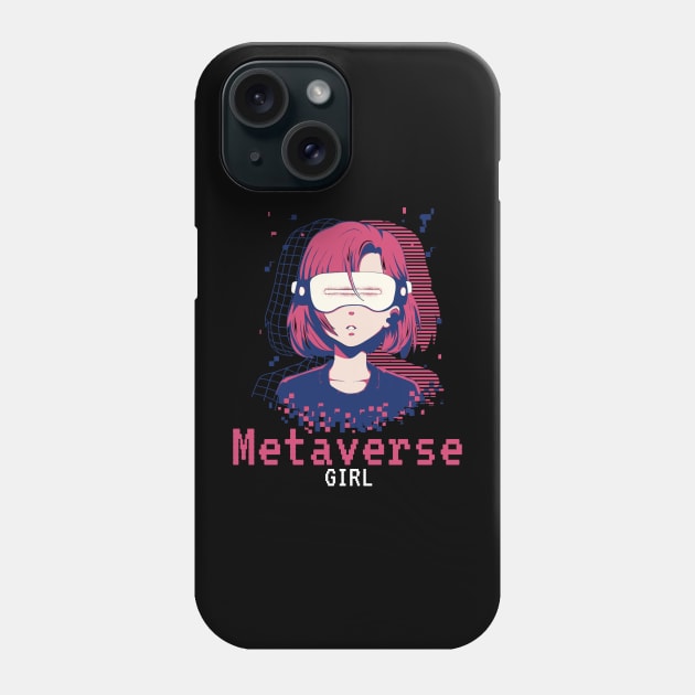 Metaverse Girl - Gaming Girl Gift Phone Case by Popculture Tee Collection