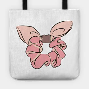 cute hair scrunchie Tote