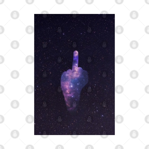 Middle Finger From The Universe by DreamCollage