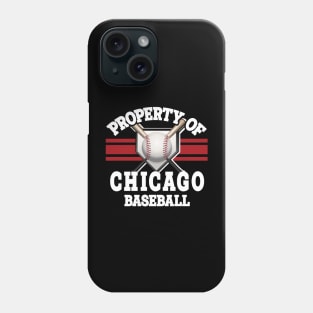 Proud Name Chicago Graphic Property Vintage Baseball Phone Case