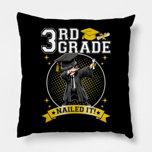 Dabbing Graduation Boys 3rd Grade Nailed It Class Of 2024 Pillow