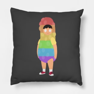 Rainbow Pickle Gene Pillow