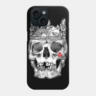 Skull and love Phone Case