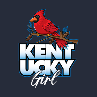 Kentucky Girl State Bird The Cardinal T-Shirt