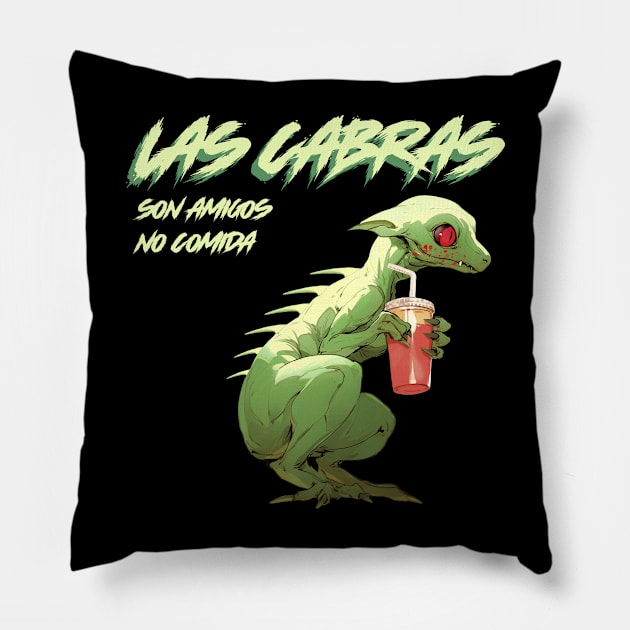 Chupacabra Pillow by Tip Top Tee's