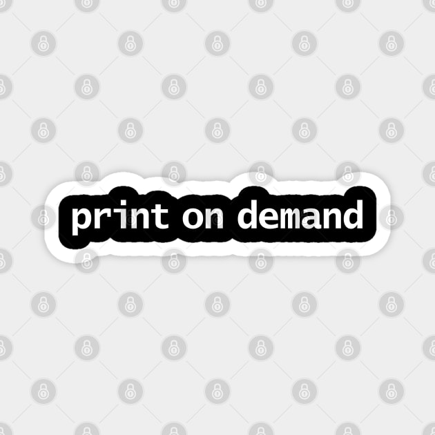 Print on Demand Magnet by ellenhenryart