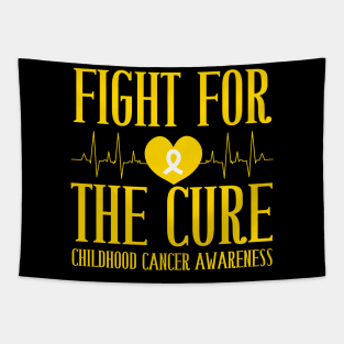 fight for the cure, childhood cancer awareness Tapestry