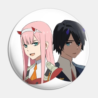 Zero Two Hiro Pin