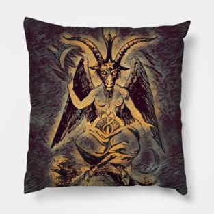 Satan Painting Pillow