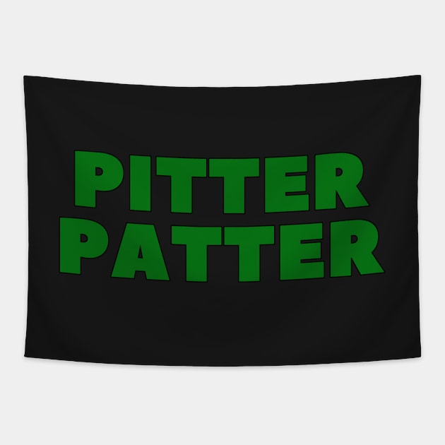 PITTER PATTER Tapestry by HOCKEYBUBBLE