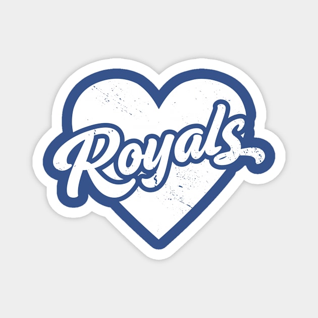 Vintage Royals School Spirit // High School Football Mascot // Go Royals Magnet by SLAG_Creative