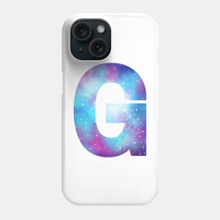 Letter G galaxy Phone Case