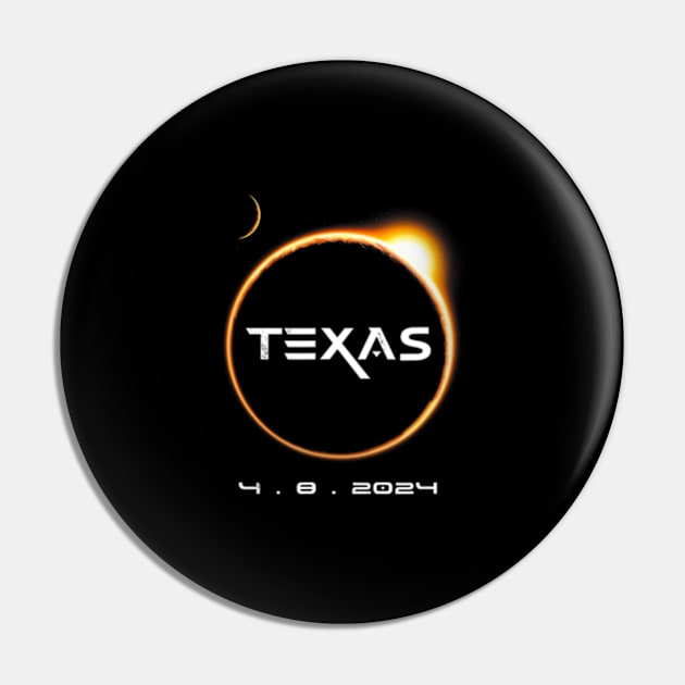 Texas Totality 4.08.2024 Total Solar Eclipse 2024 Pin by SanJKaka