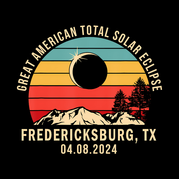 Fredericksburg Tx Texas Total Solar Eclipse 2024 by SanJKaka