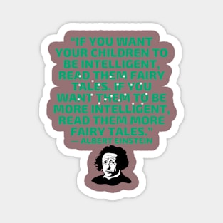 quote Albert Einstein Magnet