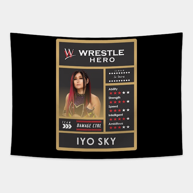 wwe card iyo sky Tapestry by Kevindoa